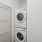 Functional laundry space with a front-loading washer