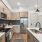 Spacious kitchen with a large island 
